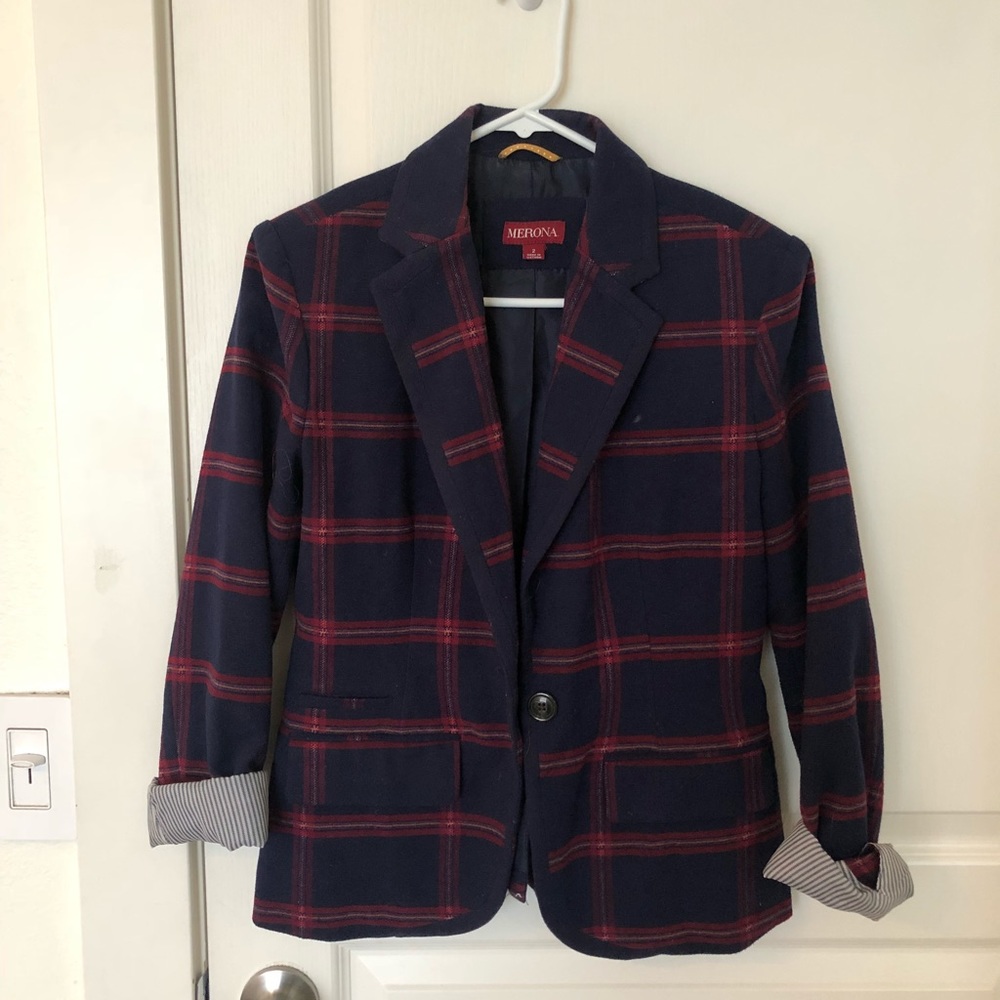 Merona plaid blazer